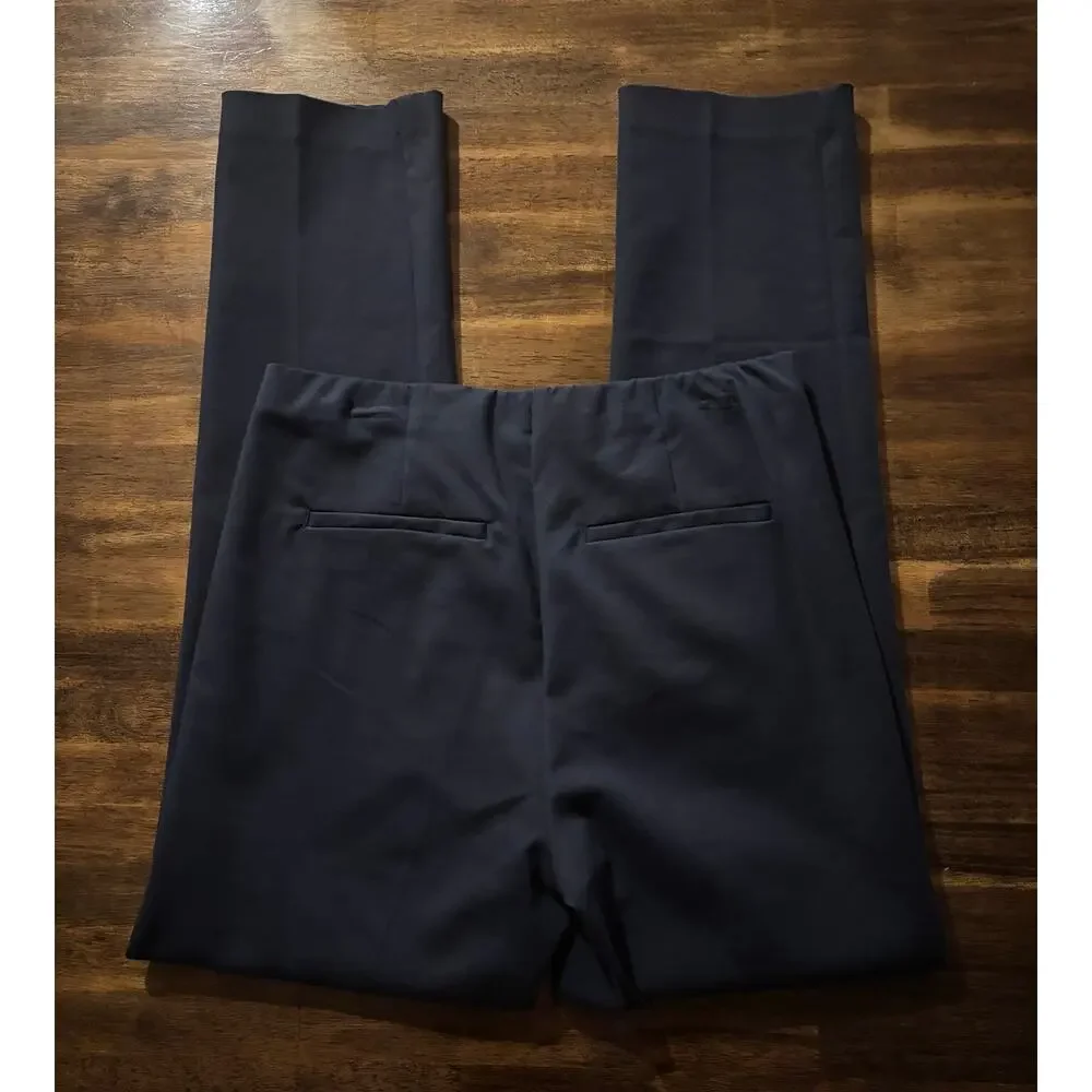 J. Jill Women’s 8 Tall Pant 30 x 31 Cotton Stretch Trouser Elastic Waist Pull On